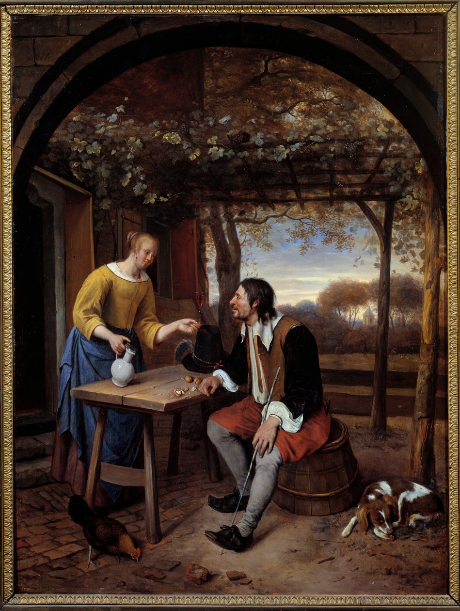 Jan Steen (1626-1679) Az utazó többi része festménye alkotó: Jan Havicksz. Steen