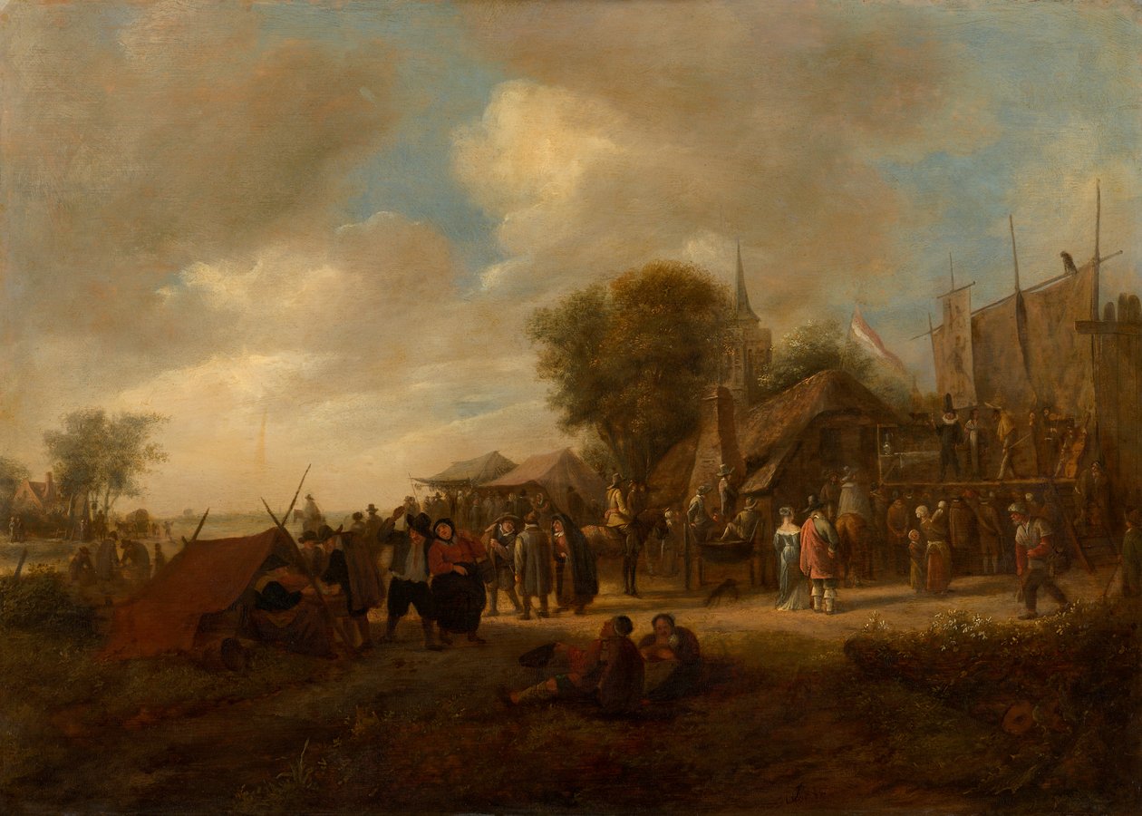 Faluvásár, c. 1650-1 alkotó: Jan Havicksz. Steen