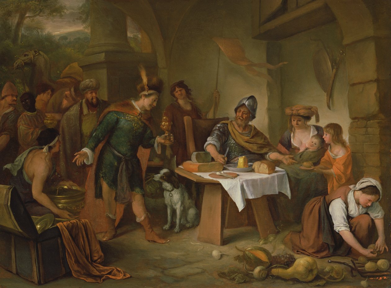 Manius Curius Dentatus és a szamniták nagykövetei alkotó: Jan Havickszoon Steen