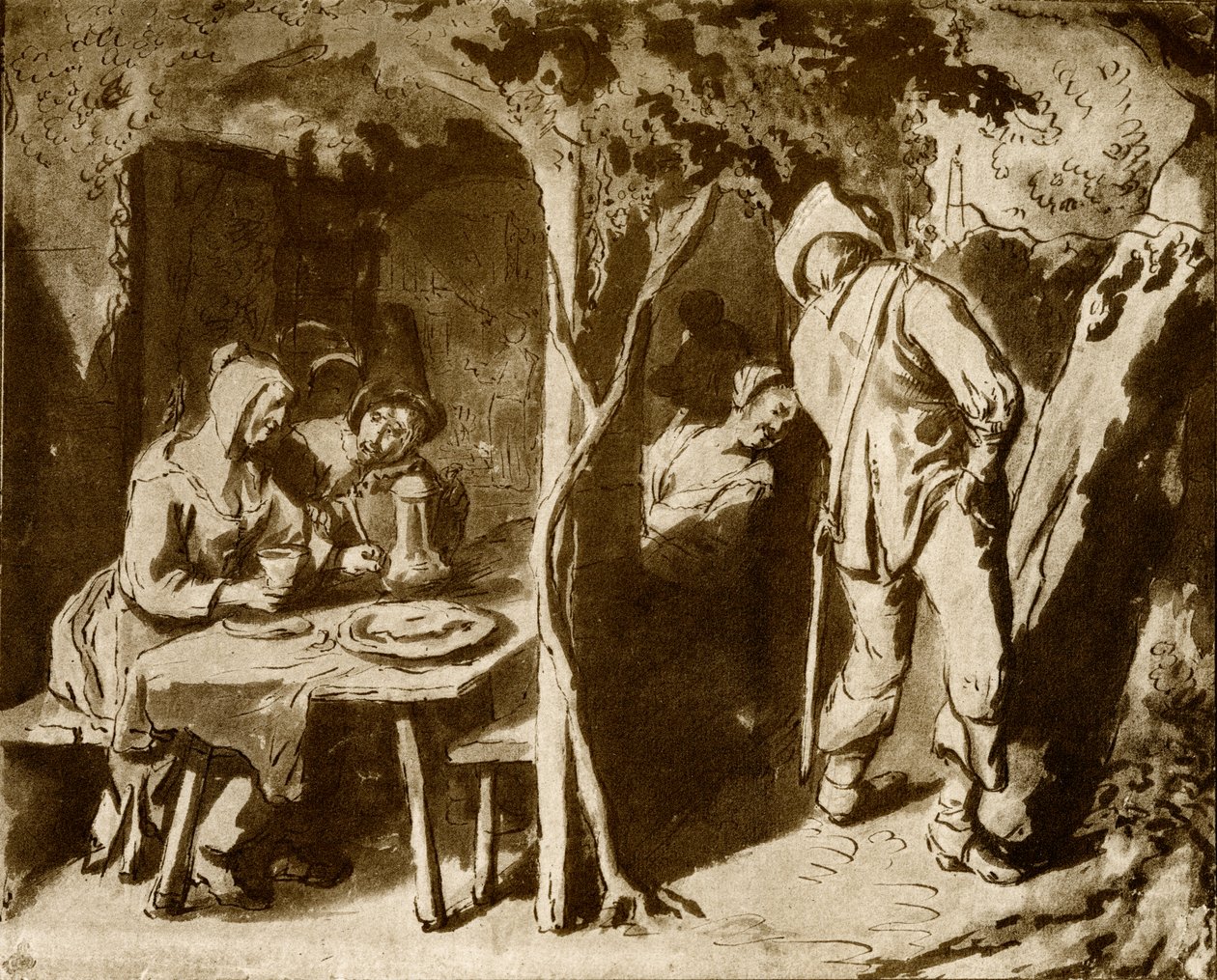 Taverna kertje alkotó: Jan Havickszoon Steen