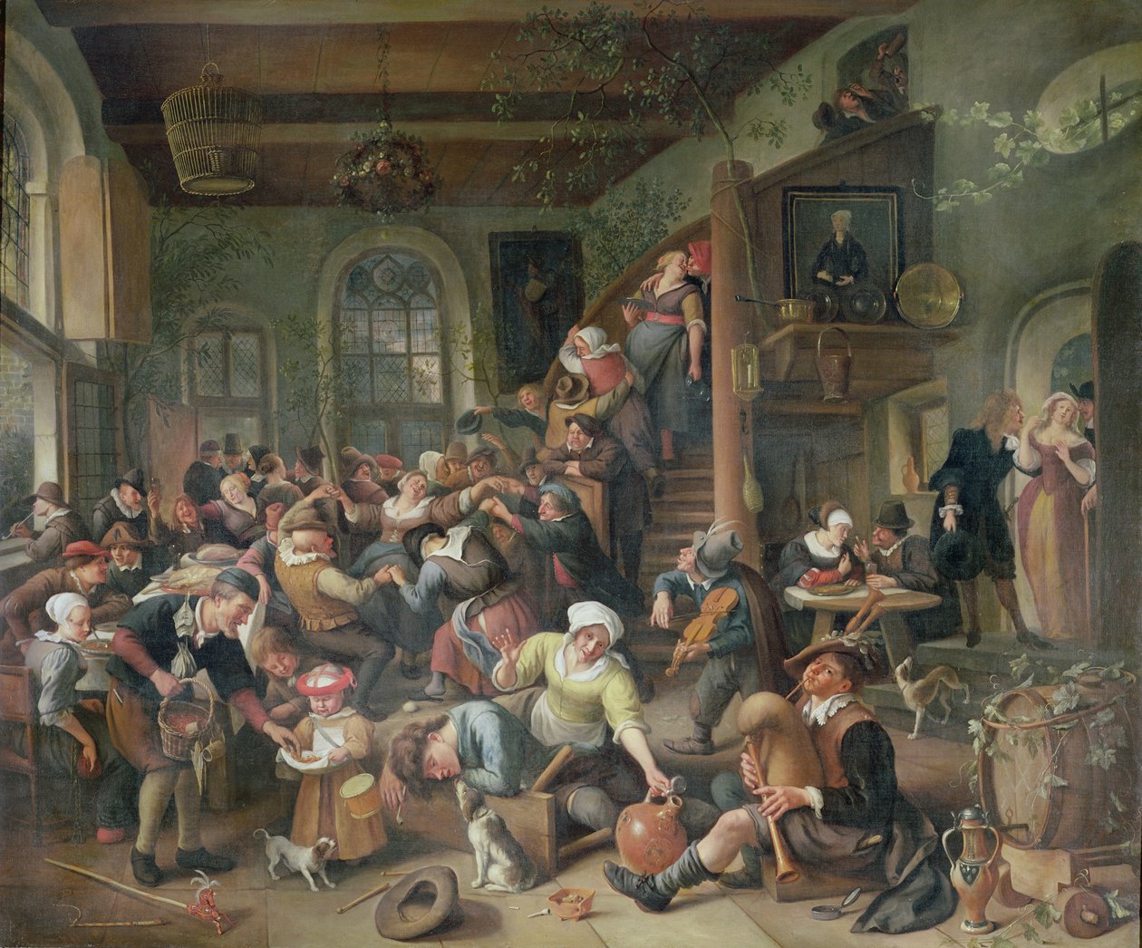 A tojástánc alkotó: Jan Havickszoon Steen