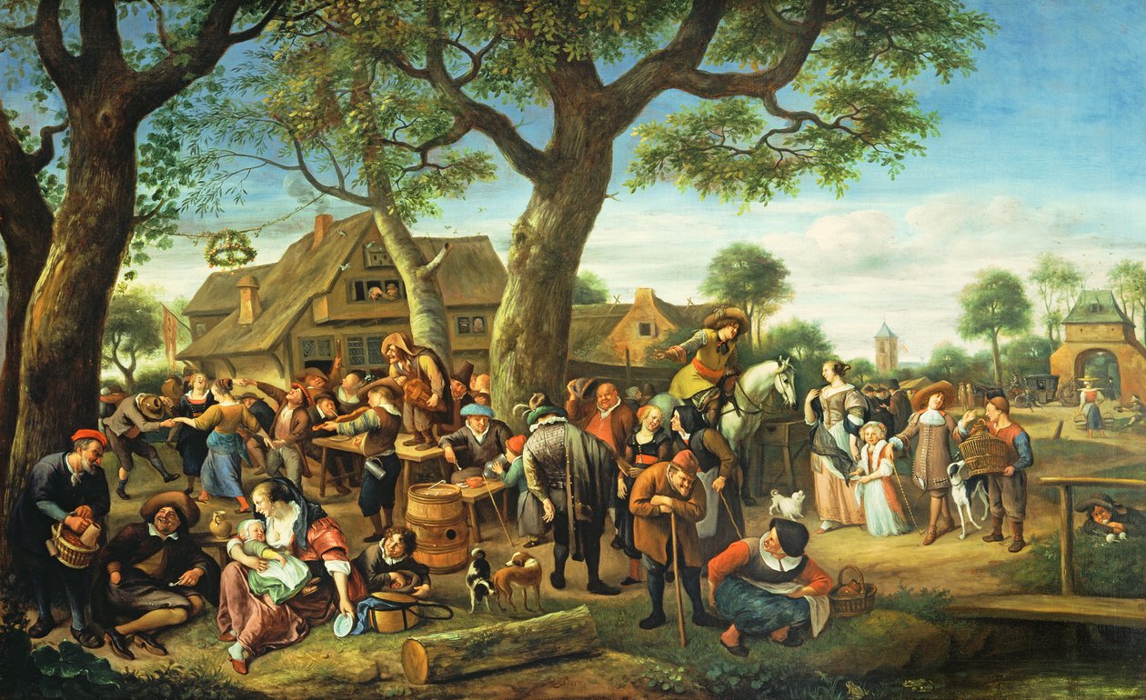A warmondi vásár alkotó: Jan Havickszoon Steen