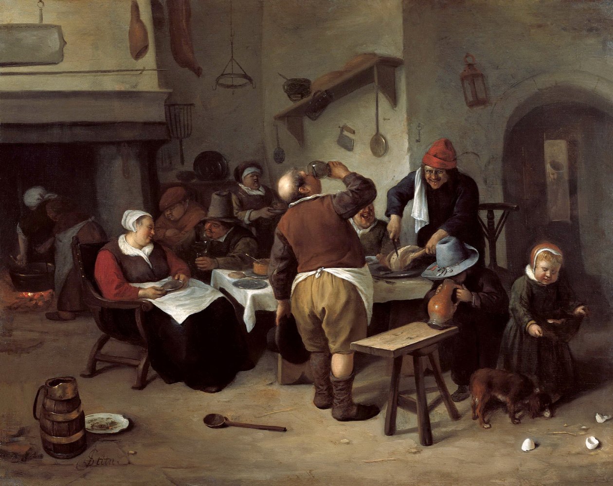 A Kövér konyha alkotó: Jan Havickszoon Steen