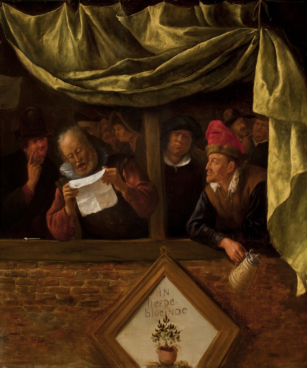 A retorikusok, 1655 körül alkotó: Jan Havickszoon Steen