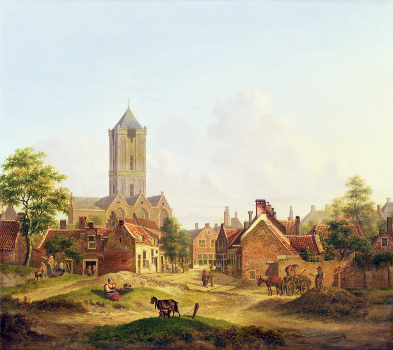 A Szent Jakab-templom, Utrecht alkotó: Jan Hendrik Verheyen