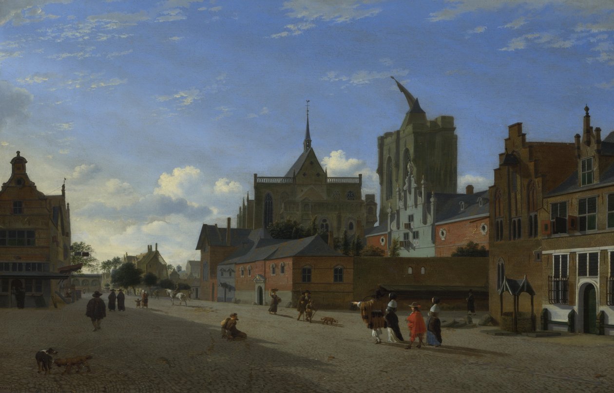 Kilátás Kölnben, c. 1660 alkotó: Jan Heyden van der
