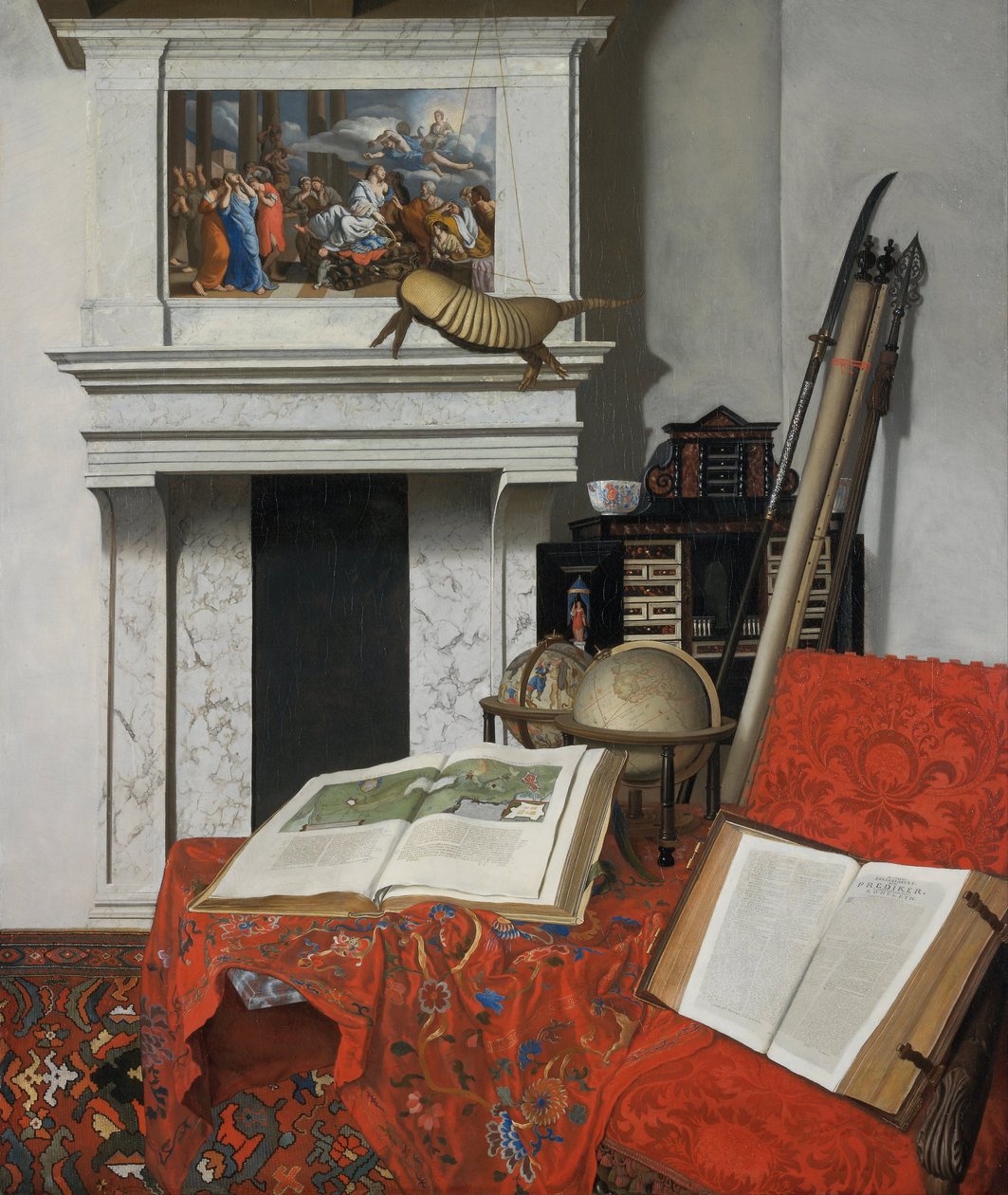 Csendélet ritkaságokkal alkotó: Jan Heyden van der