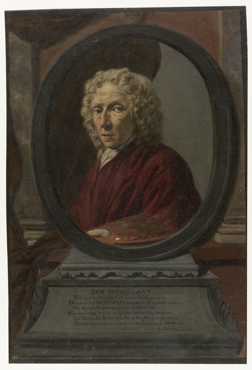 Jan Hoogsaat önarcképe alkotó: Jan Hoogsaat