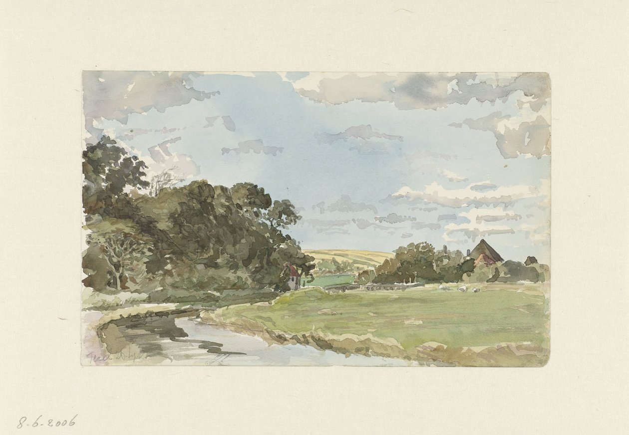 Táj a Texelen alkotó: Jan Hoynck van Papendrecht