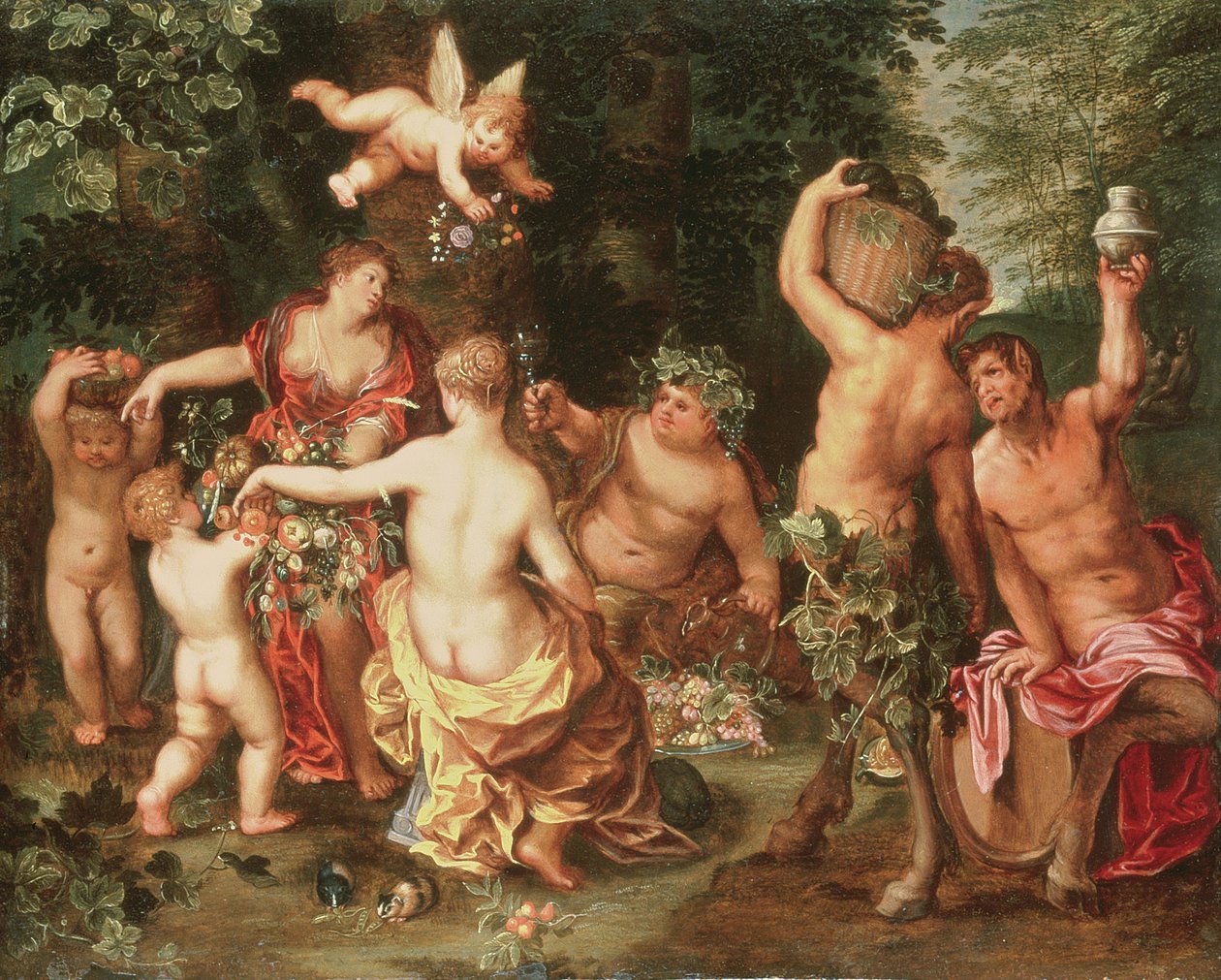 A bőség allegóriája alkotó: Jan II Brueghel