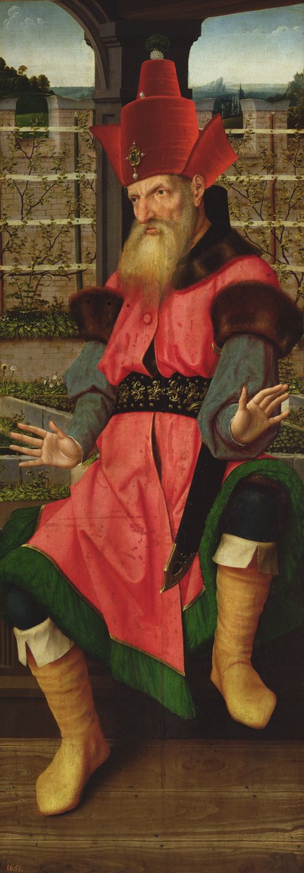 Zachary próféta alkotó: Jan II Provost
