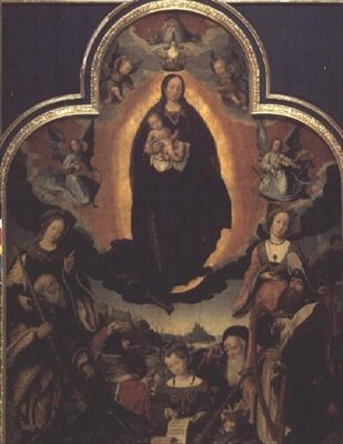 Szűz Mária dicsőségben alkotó: Jan II Provost