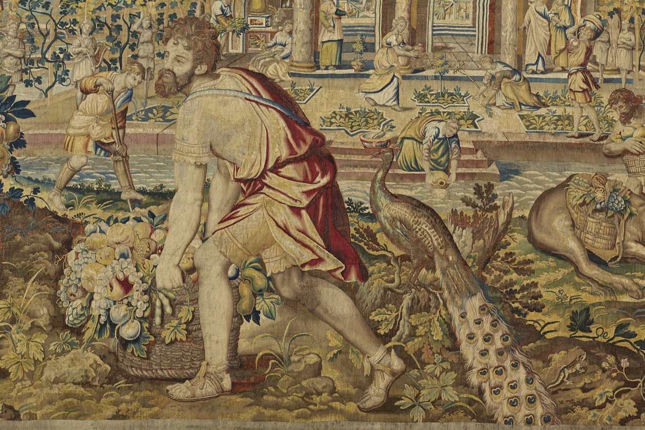 Vertumnus részlete, Vertumnus és Pomona, 1630 körül alkotó: Jan II Raes