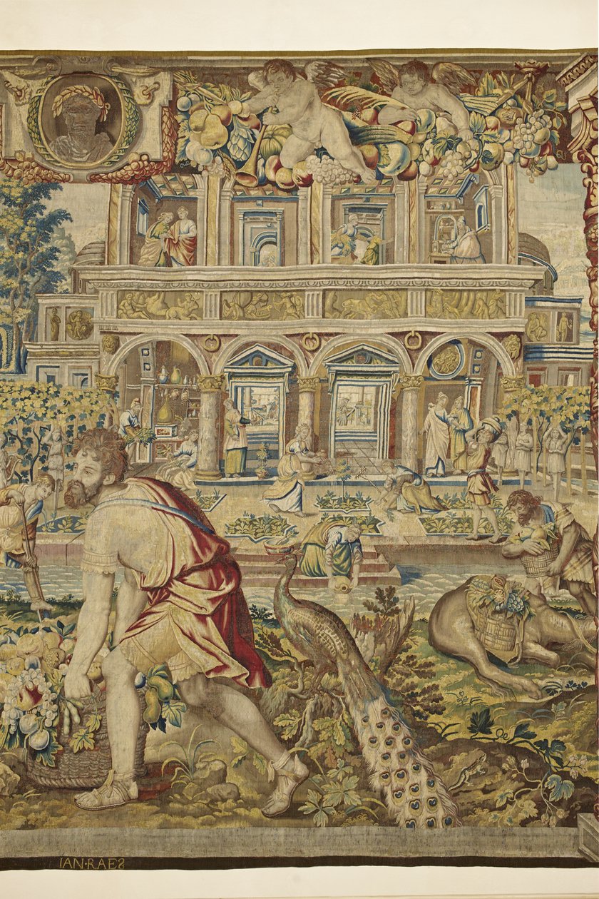 Vertumnus részlete, Vertumnus és Pomona, 1630 körül alkotó: Jan II Raes