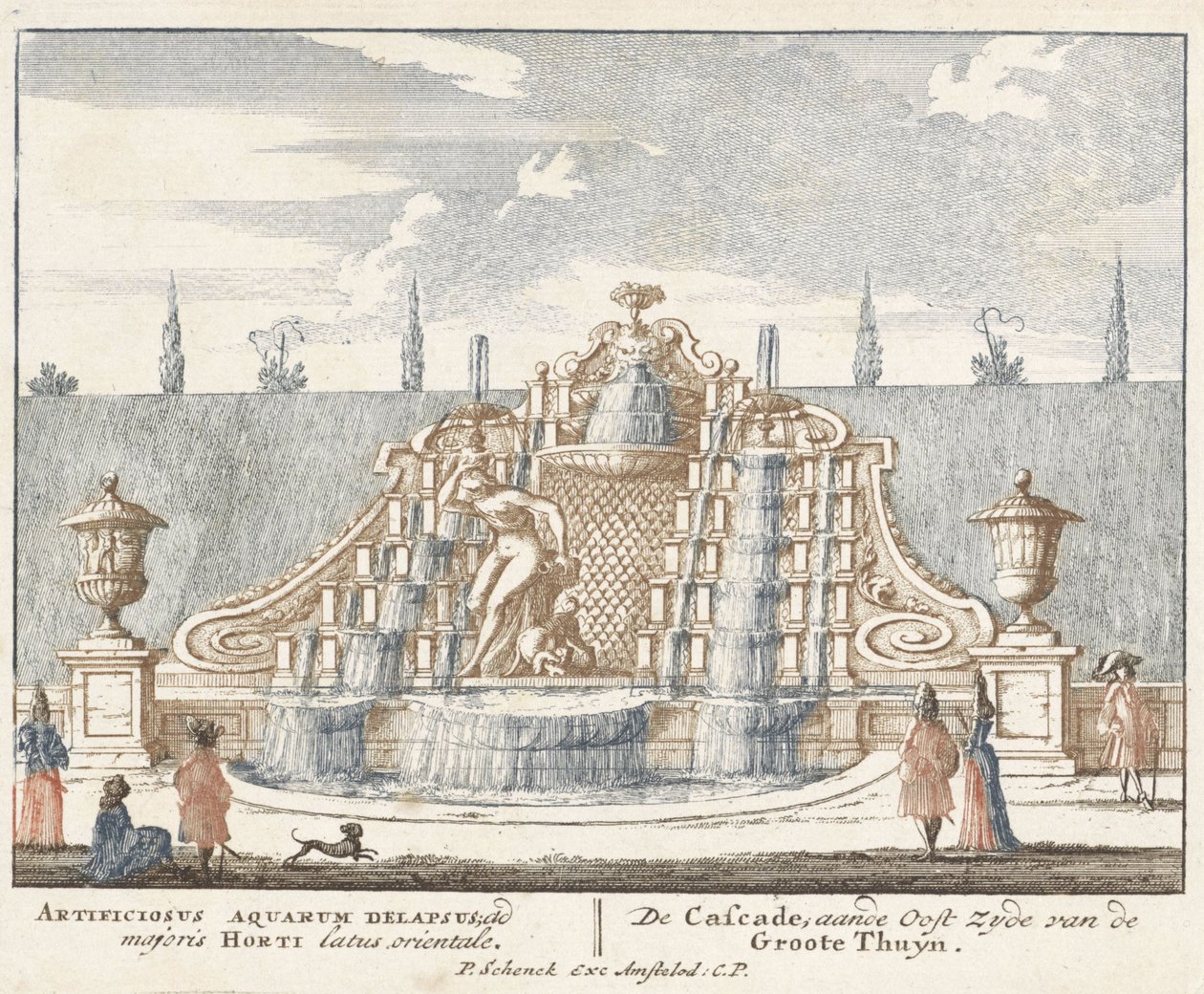 Szökőkút a Het Loo palota kertjében, 1694-97 alkotó: Jan I van Call