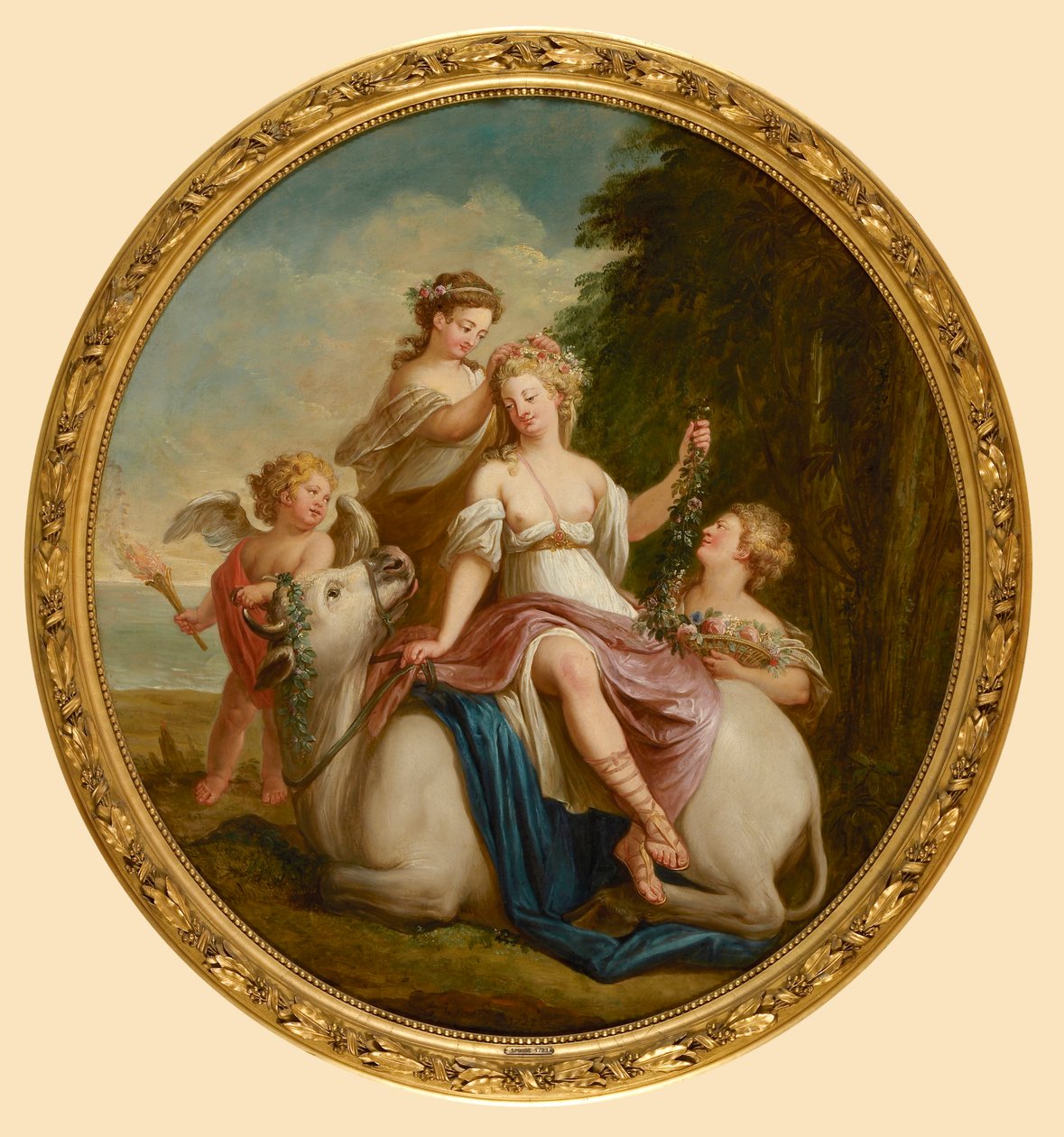 Európa megerőszakolása, 1723. alkotó: Jan Jakob Spoede