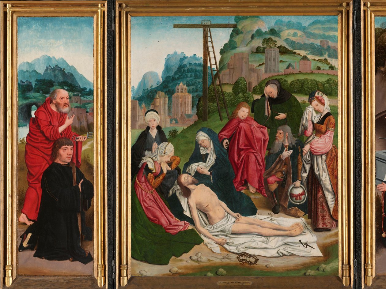 Triptichon a siralommal alkotó: Jan Jansz Mostaert