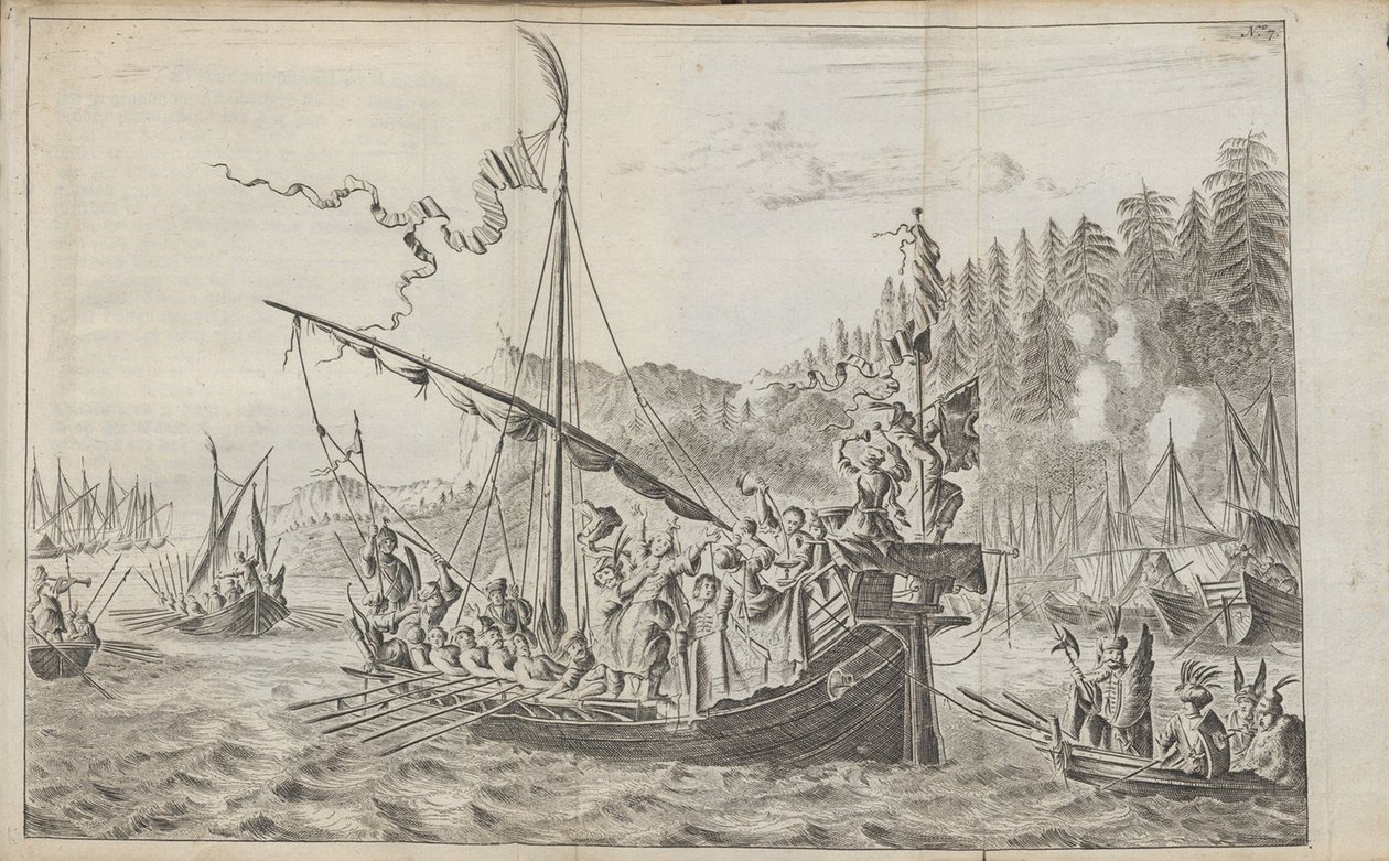Stenka Razin Forrás: Három figyelemre méltó utazás, 1675 alkotó: Jan Jansz. Struys