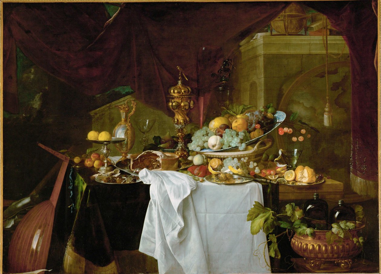 Desszert. Csendélet ... alkotó: Jan Jansz de Heem