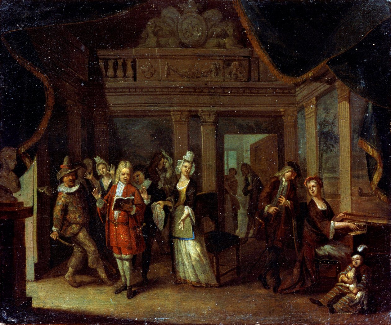 „Házikoncert”, 18. század alkotó: Jan Josef Horemans the elder