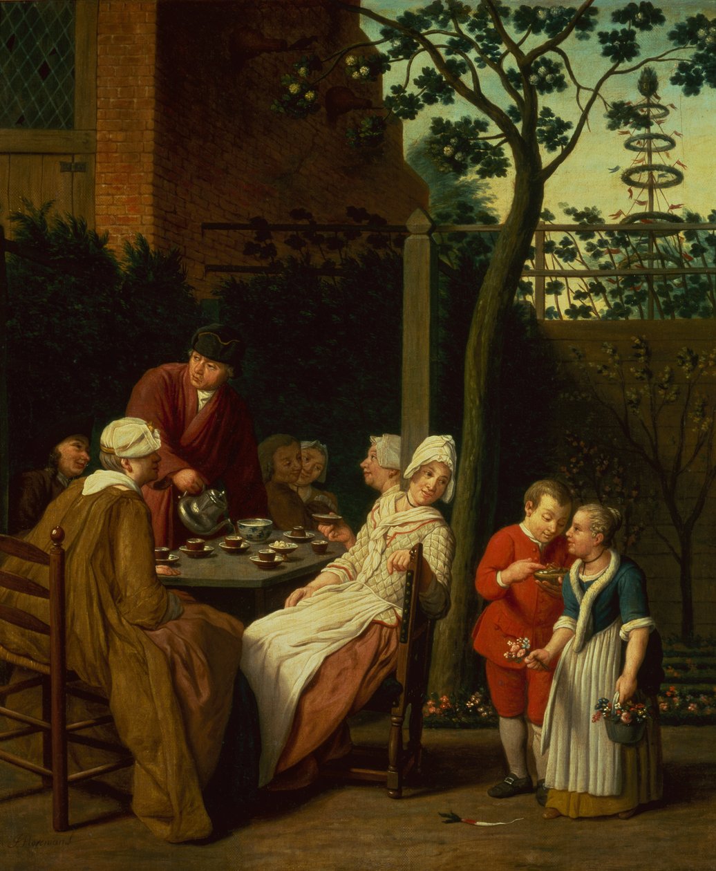 Négy évszak, tavasz (olaj, vászon) alkotó: Jan Josef the Elder Horemans
