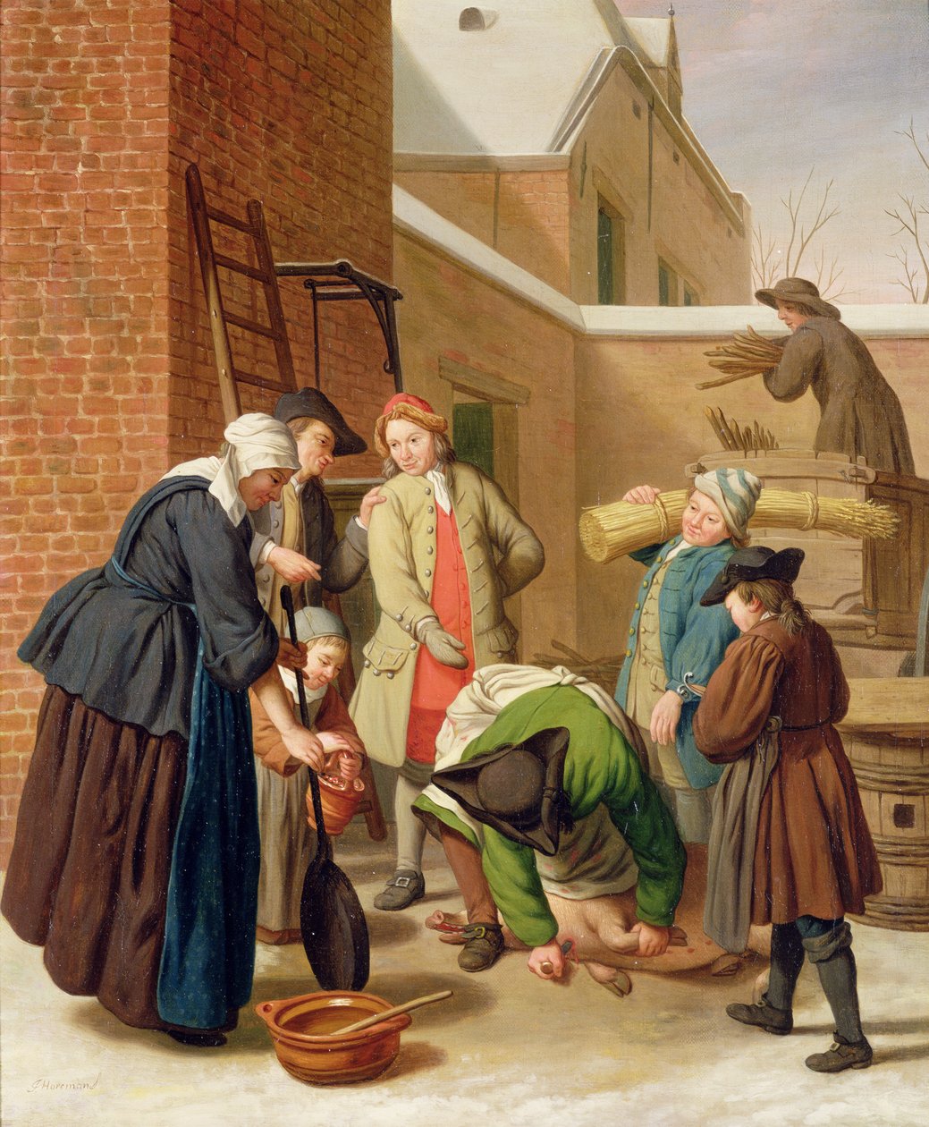 A négy évszak, tél (olaj, vászon) alkotó: Jan Josef the Elder Horemans