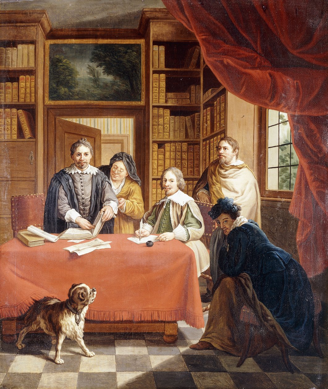 Esküvői szerződések készítése, alkotó: Jan Josef the Younger Horemans