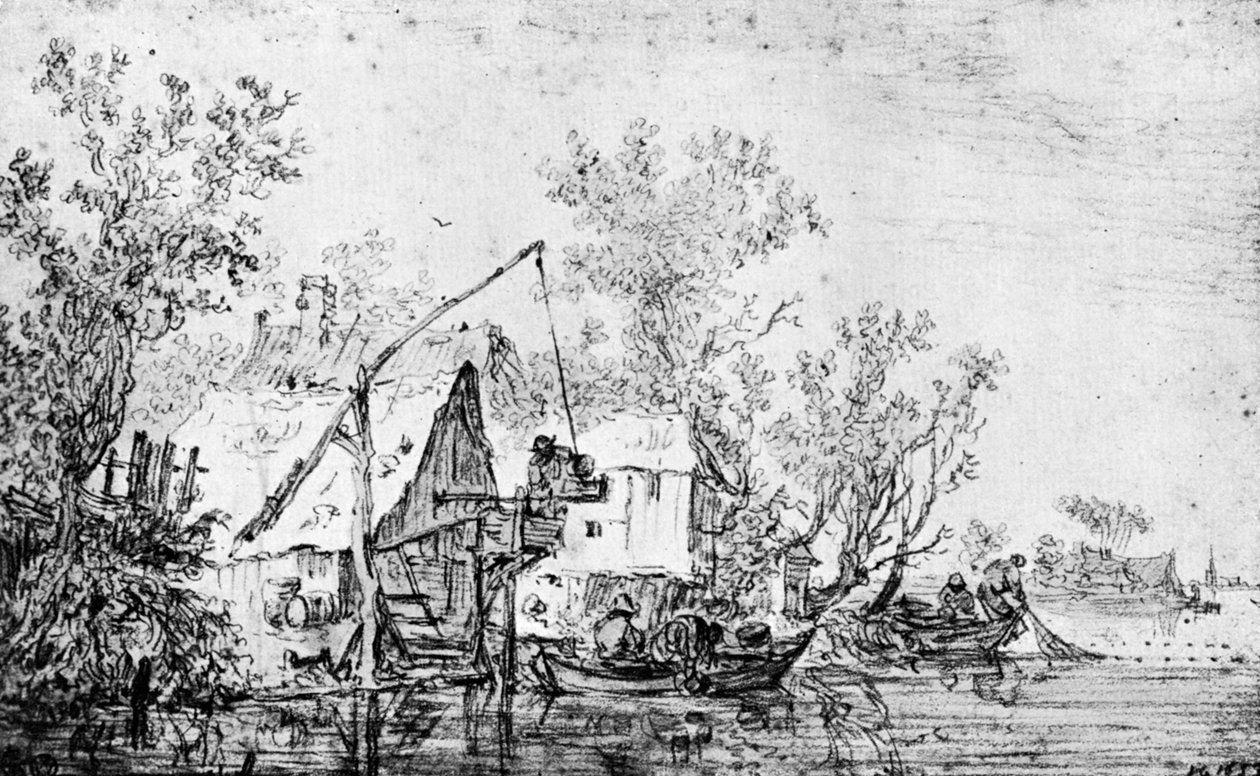 Egy holland folyó, 1913. alkotó: Jan Josephsz van Goyen