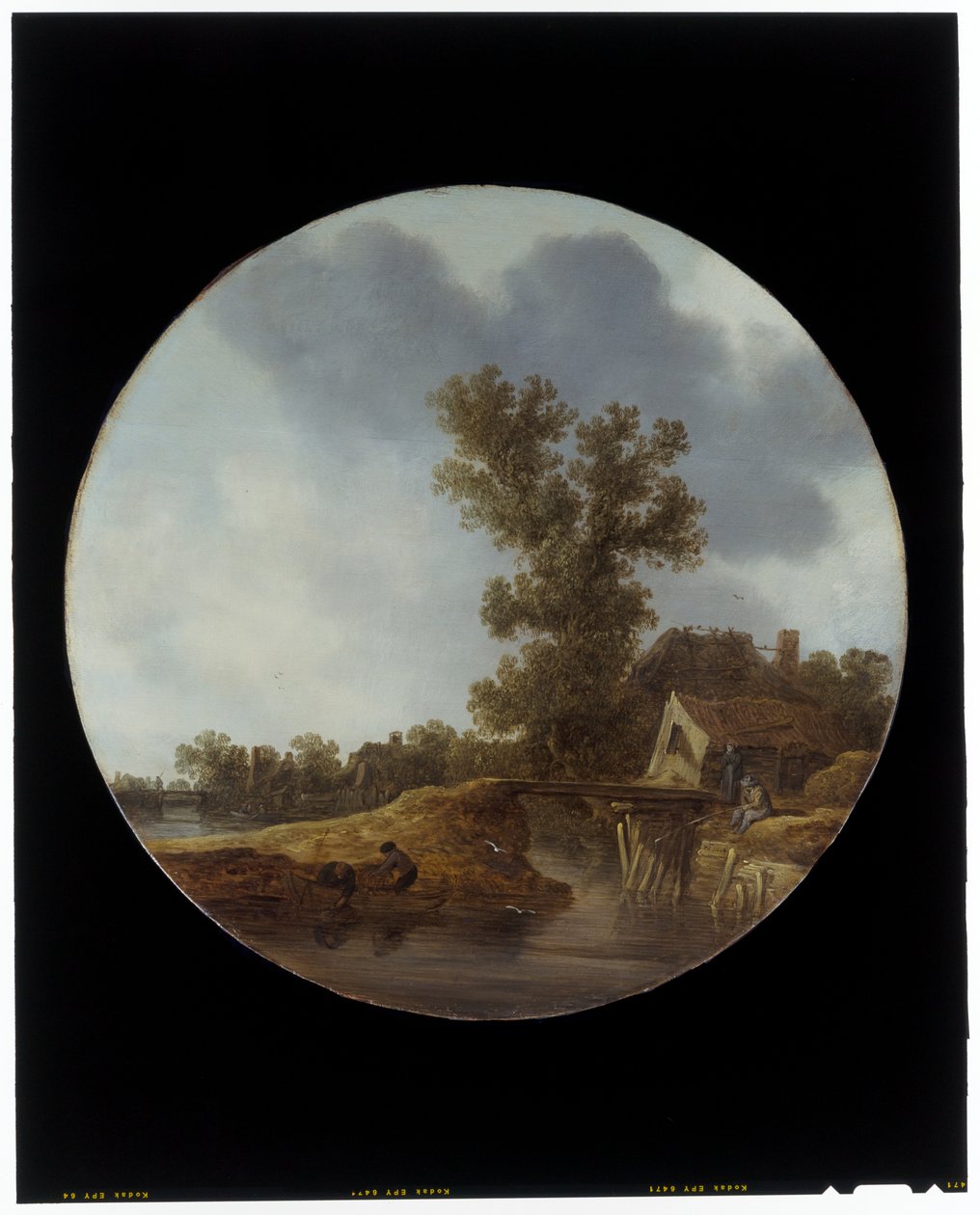 Folyói táj horgász alkotó: Jan Josephsz van Goyen