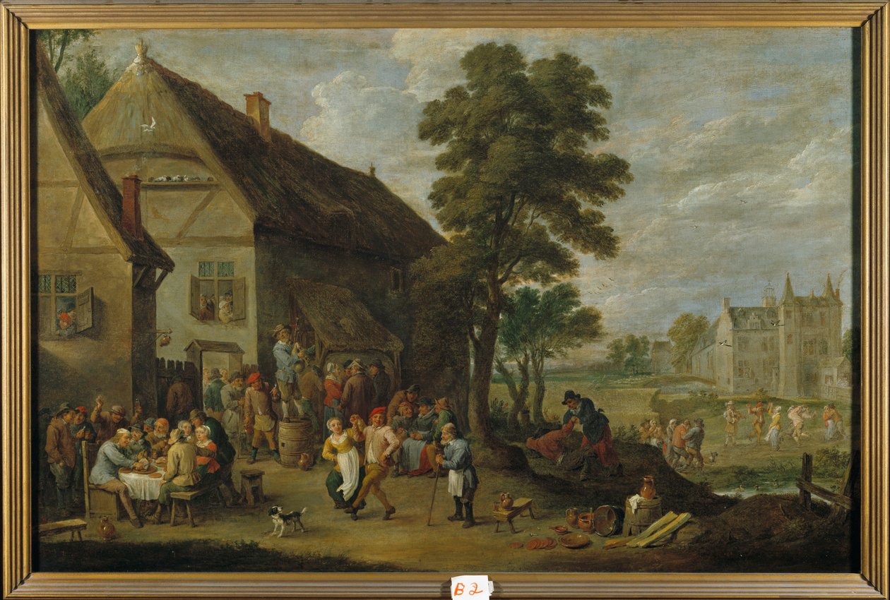 Rhenen látképe, 1636 alkotó: Jan Josephsz van Goyen