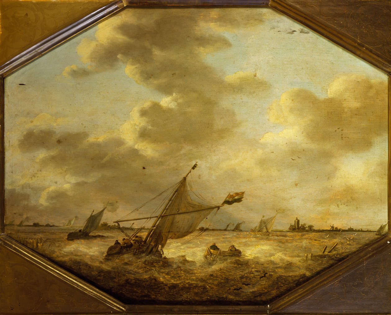 Tengeri táj halászokkal alkotó: Jan Josephsz van Goyen