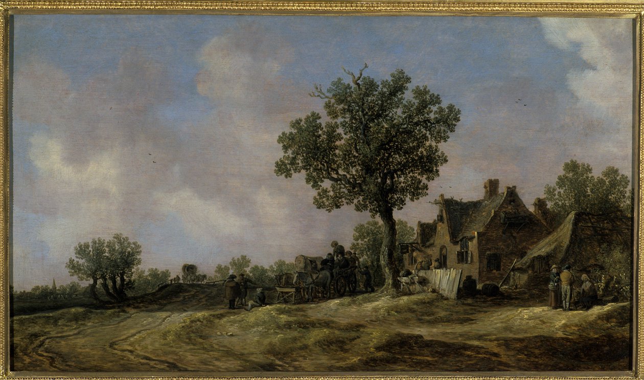 Taverna az országúton, 1620 alkotó: Jan Josephsz van Goyen