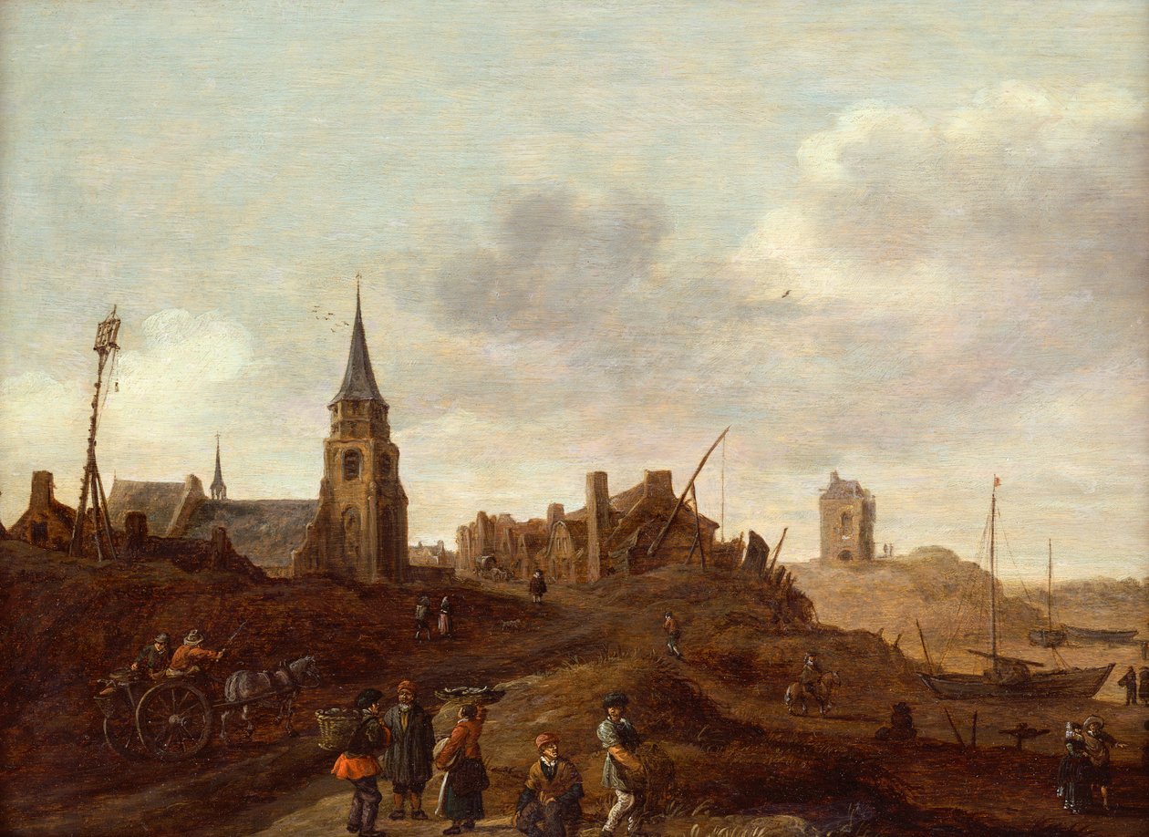 A scheveningeni strand alkotó: Jan Josephsz van Goyen