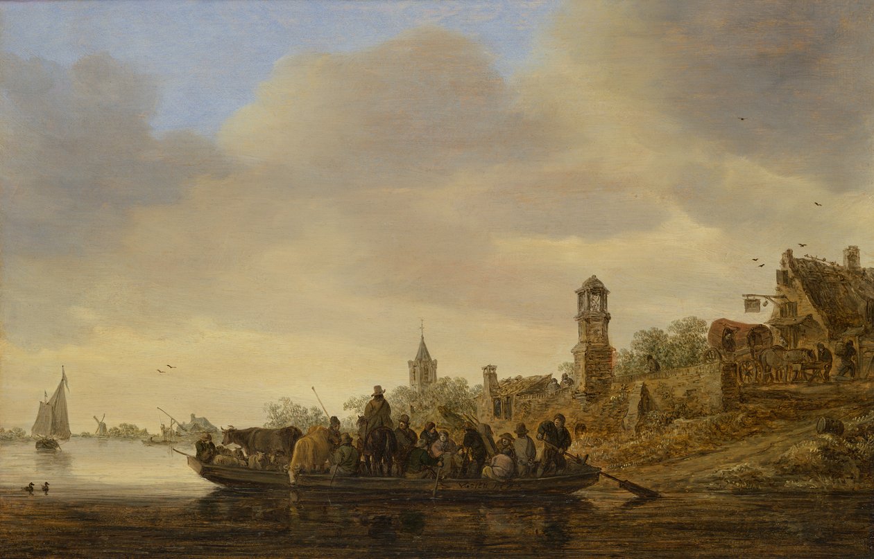 A komp (olaj a panelen) alkotó: Jan Josephsz van Goyen