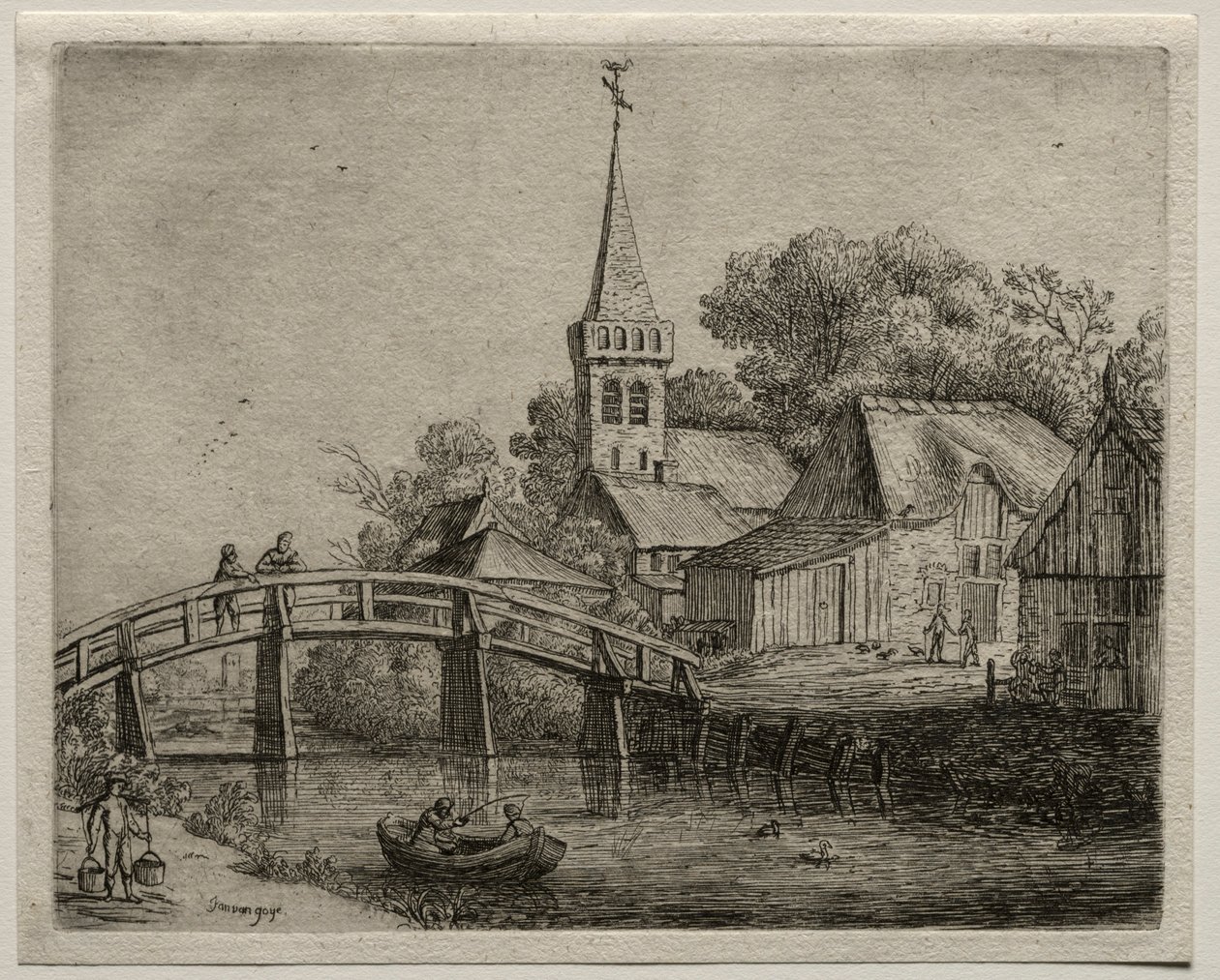 A Fa híd. alkotó: Jan Josephsz van Goyen