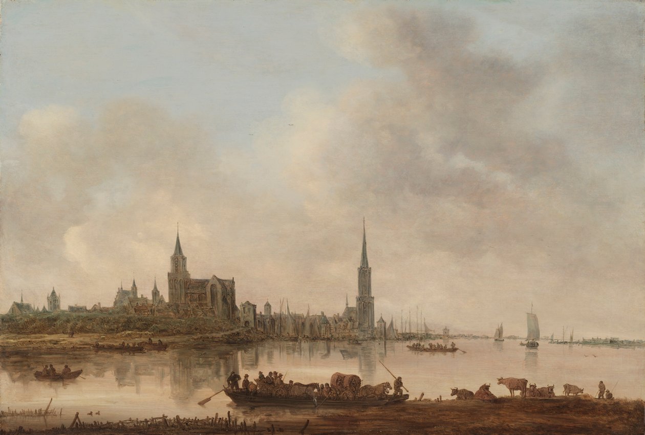 Emmerich látképe, 1645. alkotó: Jan Josephsz van Goyen