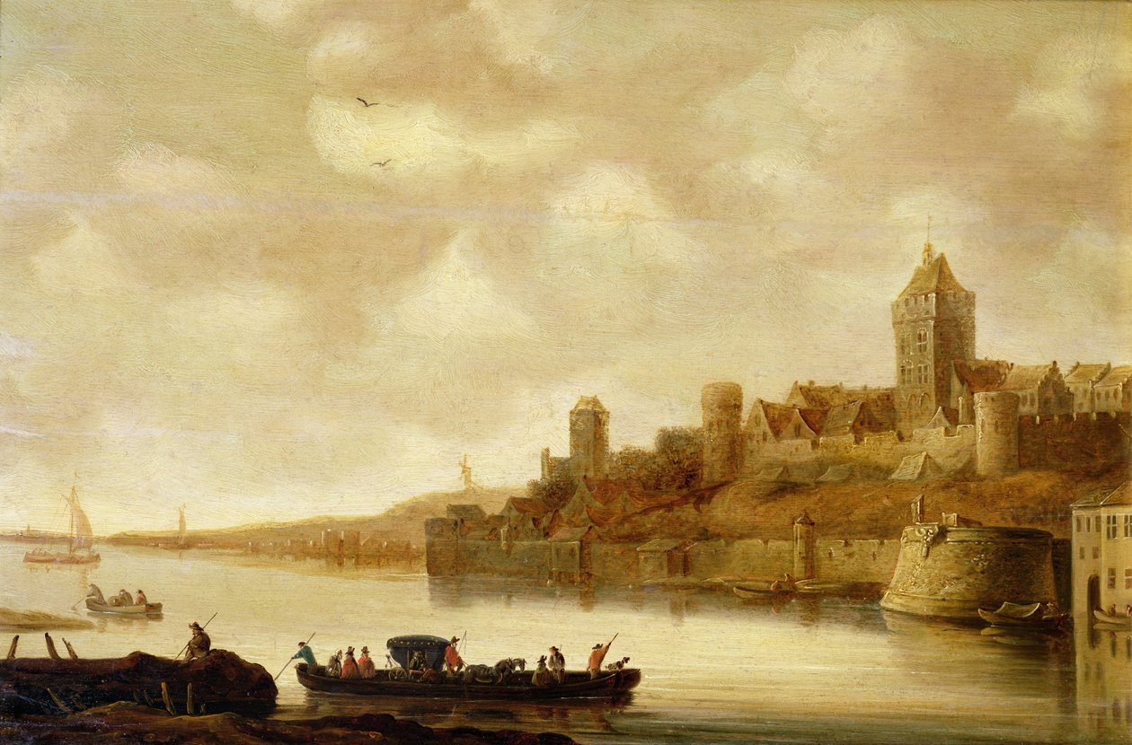 Nijmegen, Hollandia képe 1643 után alkotó: Jan Josephsz van Goyen
