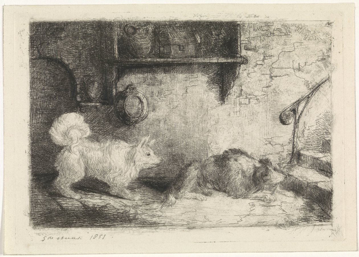 Két kutya alkotó: Jan Karel Jacob de Jonge