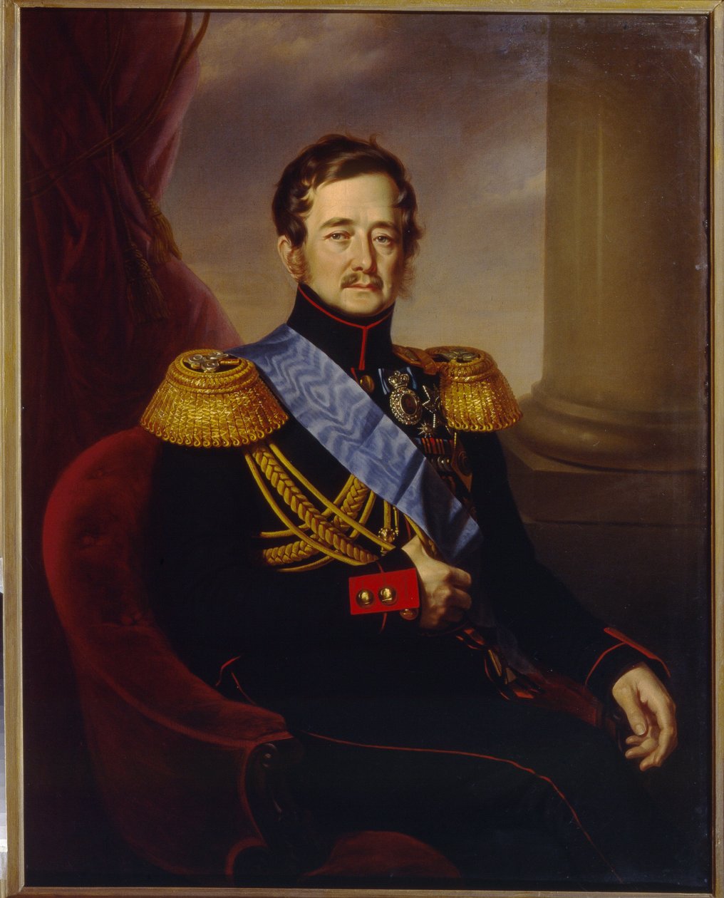 Ivan Fjodorovics Paskevics Erivan grófjának, a Lengyel Királyság alkirályának portréja (I. F. Paskevich Erivan grófjának, a Lengyel Királyság alkirályának arcképe). Jan Ksawery Kaniewski (1805-1867) festménye, olaj, vászon alkotó: Jan Ksawery Kaniewski