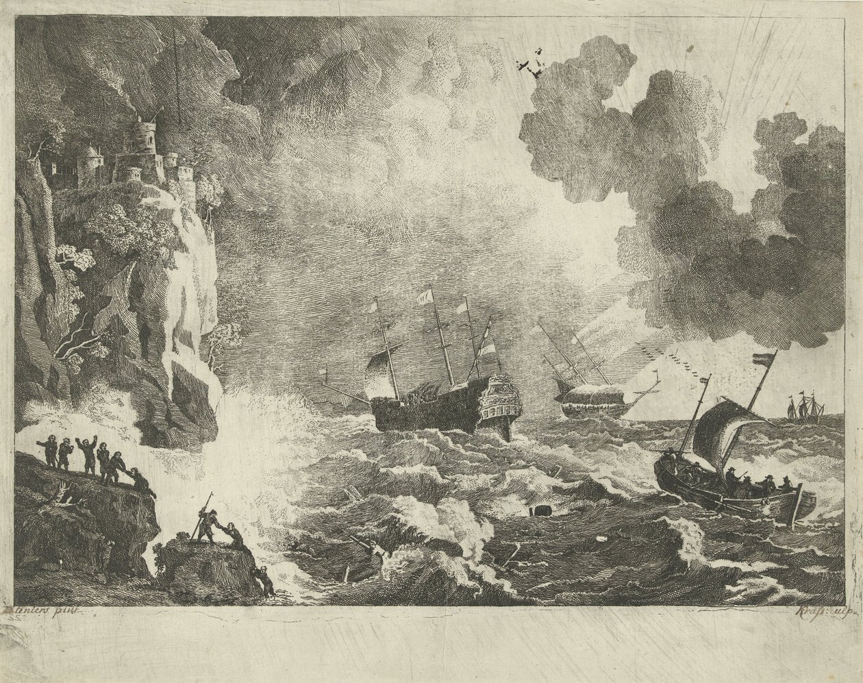 Hajótörés alkotó: Jan Lauwryn Krafft (I)