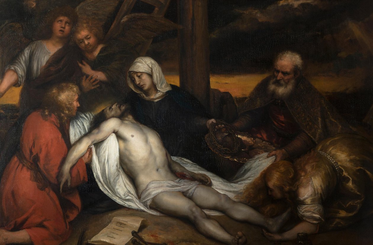 Krisztus siratása alkotó: Jan Lievens