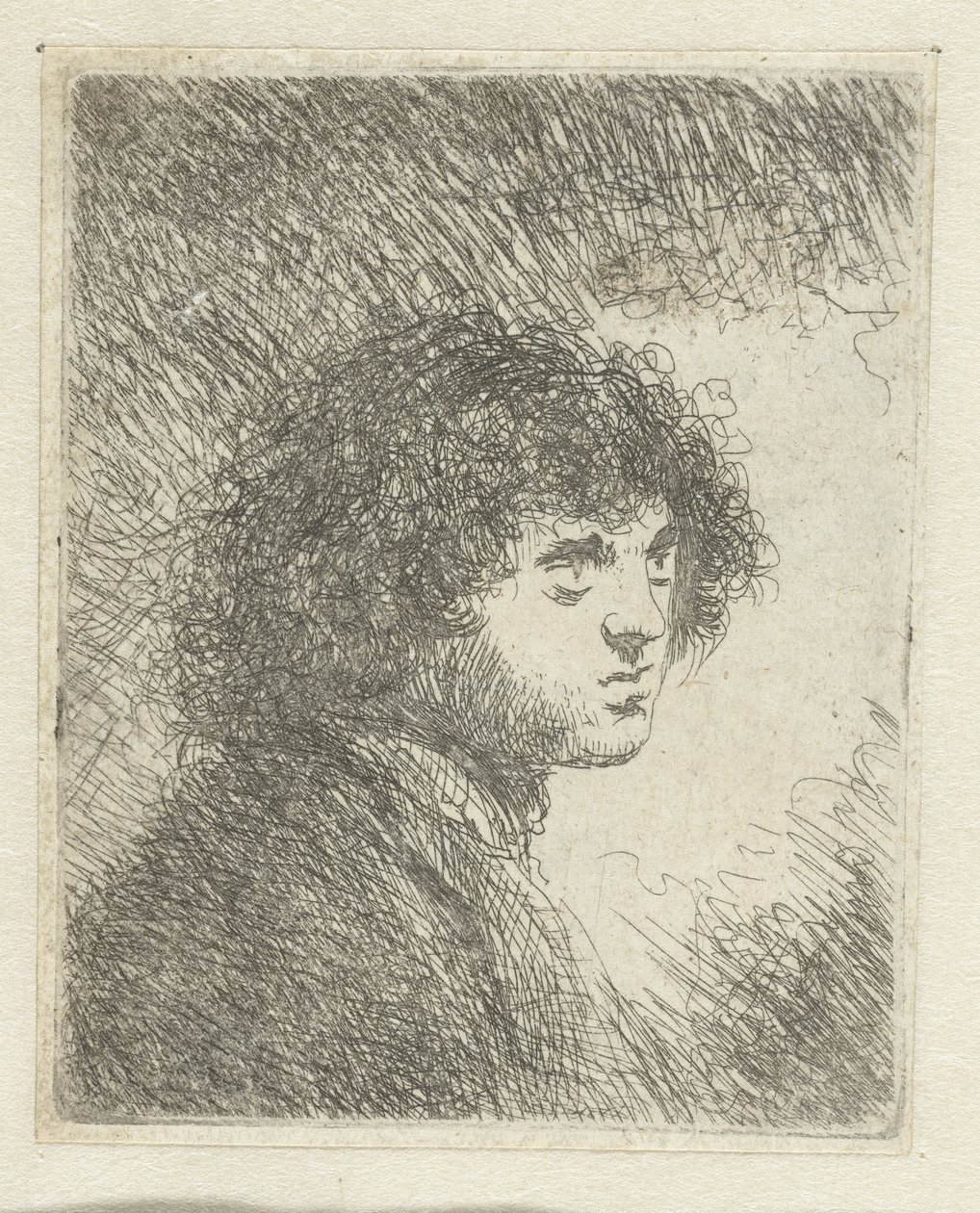 Egy fiatal férfi mellszobra alkotó: Jan Lievens