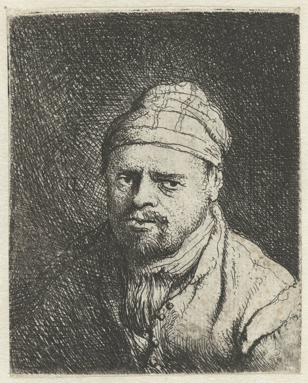 Sapkába öltözött szakács mellképe alkotó: Jan Lievens