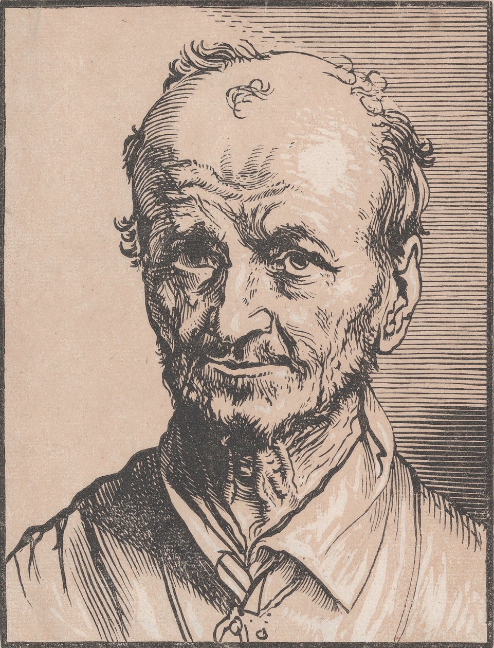 Egy férfi mellszobra, 17. század. alkotó: Jan Lievens