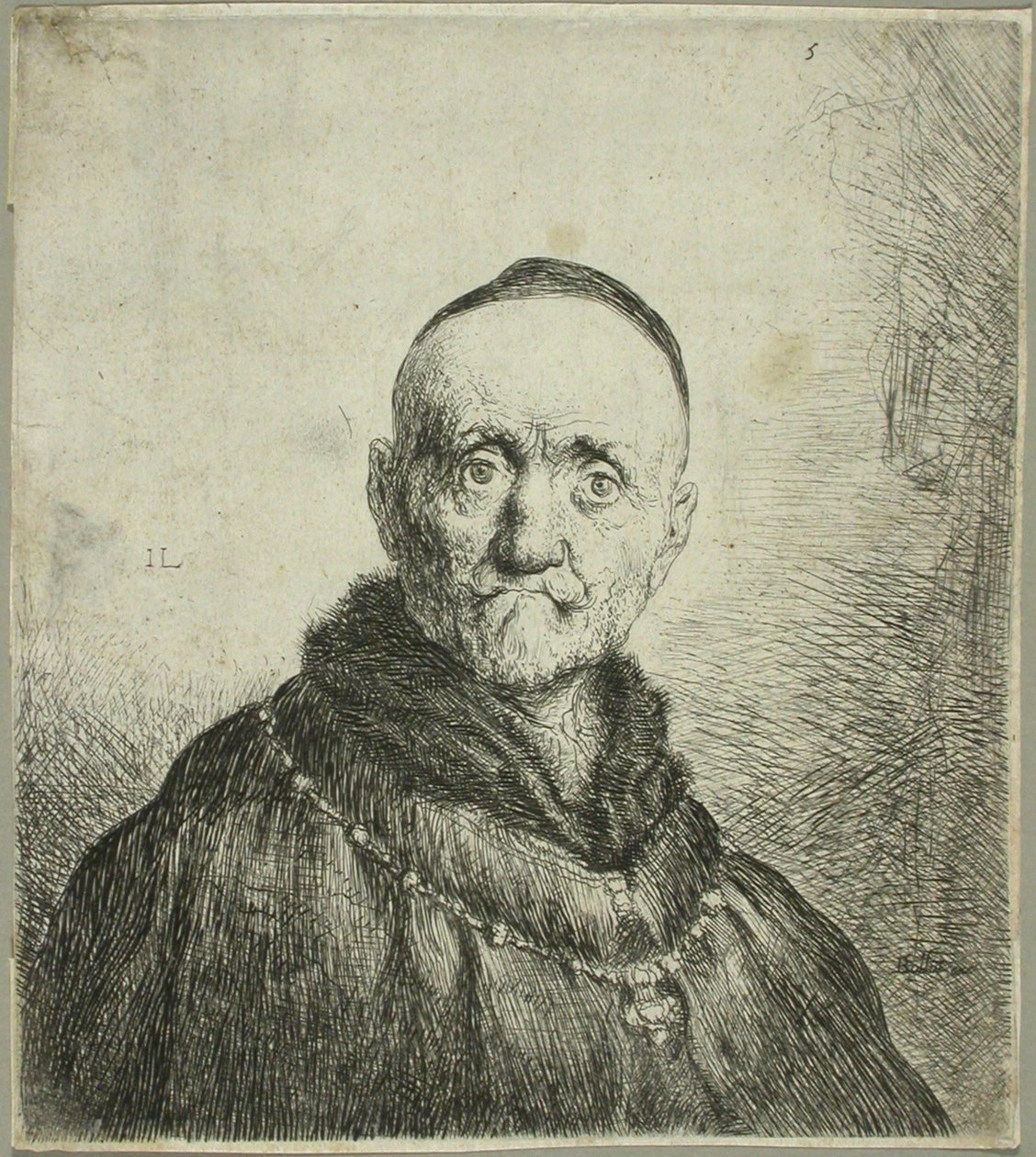 Egy keleti férfi mellszobra alkotó: Jan Lievens