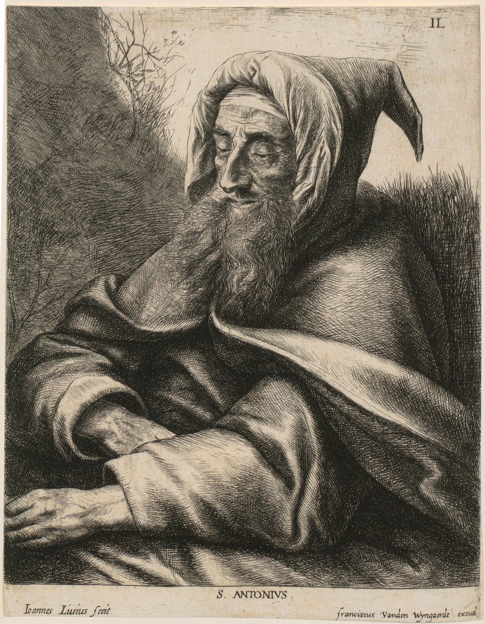 Szent Antal alkotó: Jan Lievens