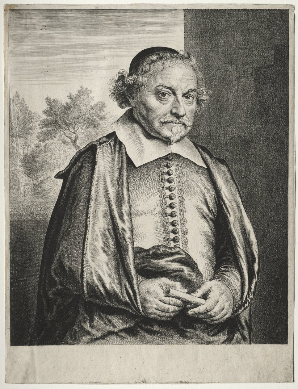 Justus Vondel alkotó: Jan Lievens