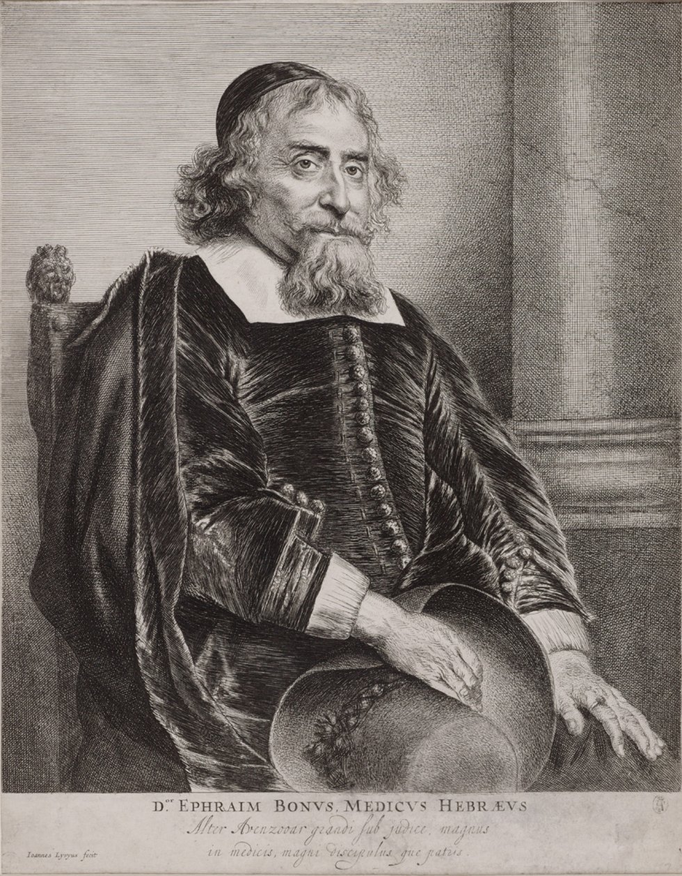Ephraim Bueno portréja alkotó: Jan Lievens