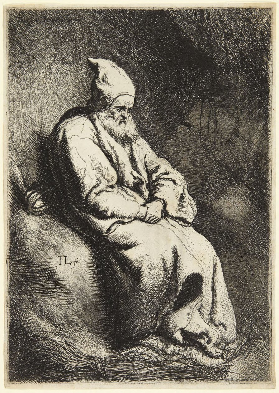 A remete (Bartsch 6; Hollstein 17. VII és VIII között, nyilvántartásban nem szerepel) alkotó: Jan Lievens