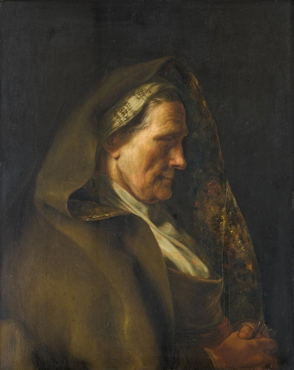 Tronie egy idős nő alkotó: Jan Lievens